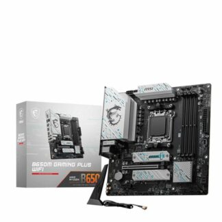 MSI B650M GAMING PLUS WIFI | Socket AM5 | AMD B650 | 4xDDR5 | Micro-ATX | Moederbord