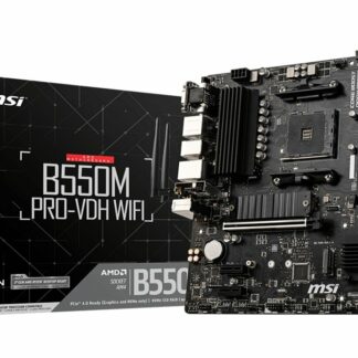MSI B550M PRO-VDH WIFI | Socket AM4 | AMD B550 | 4xDDR4 | Micro-ATX | Moederbord