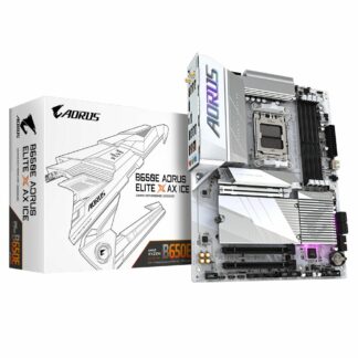 Gigabyte B650E AORUS ELITE X AX ICE | Socket AM5 | AMD B650E | 4xDDR5 | ATX | Moederbord