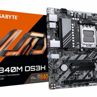 Gigabyte B840M DS3H | Socket AM5 | AMD B840 | 4xDDR5 | Micro ATX | Moederbord