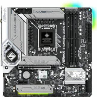 Asrock B760M Steel Legend WiFi | Socket LGA 1700 | Intel B760 | 4xDDR5 | Micro-ATX | Moederbord