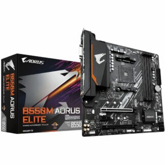 Gigabyte B550M AORUS ELITE | Socket AM4 | AMD B550 | 4xDDR4 | Micro-ATX | Moederbord