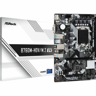 Asrock B760M-HDV/M.2 D4 | Socket LGA 1700 | Intel B760 | 2xDDR4 | Micro-ATX | Moederbord