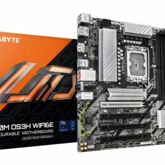 Gigabyte B860M DS3H WIFI6E | Socket LGA 1851 (V1) | Intel B860 | 4xDDR5 | Micro ATX | Moederbord