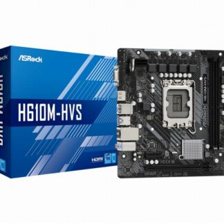 Asrock H610M-HVS Intel H610 | Socket LGA 1700 | Intel H610 | 2xDDR4 | Micro-ATX | Moederbord