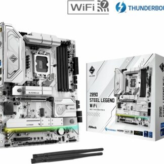 ASRock Z890 Steel Legend WiFi | Socket LGA 1851 | Intel Z890 | 4xDDR5 | ATX | Moederbord