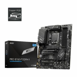 MSI PRO B760-P DDR4 II | Socket LGA 1700 | Intel B760 | 4xDDR4 | ATX | Moederbord