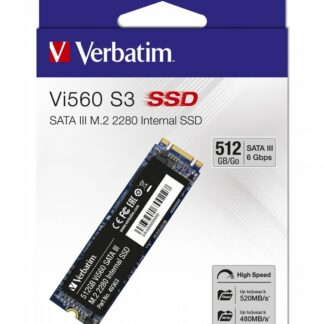 Verbatim Vi560 | 512GB SATA SSD | M.2 | 560MB/s Lezen | 520MB/s Schrijven